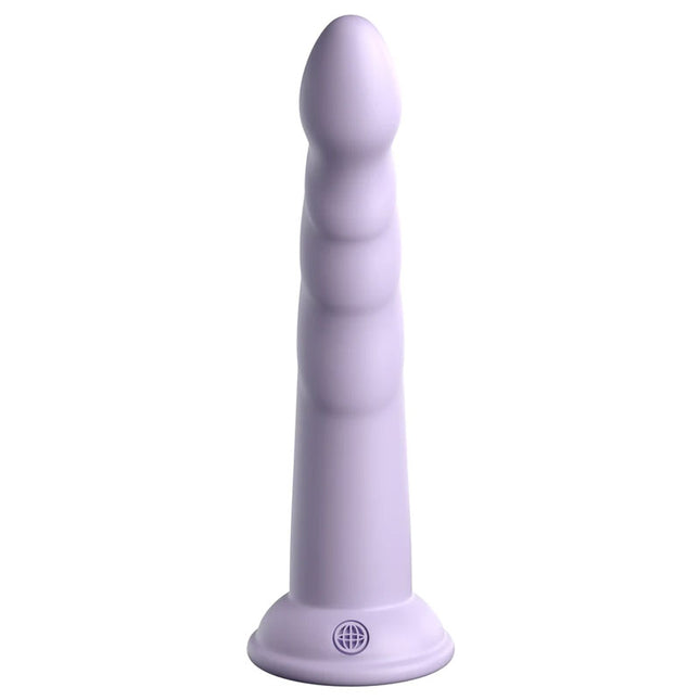 Dillio Platinum Slim Seven 7 Inch Purple Dildo Rear View