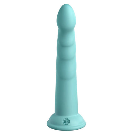 Dillio Platinum Slim Seven 7 Inch Teal Dildo Rear View