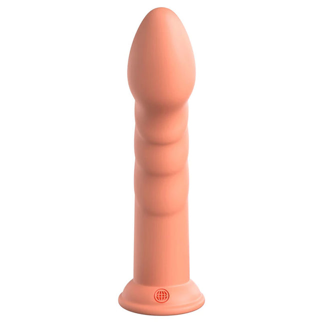 Dillio Platinum Super Eight 8 Inch Peach Dildo Rear View