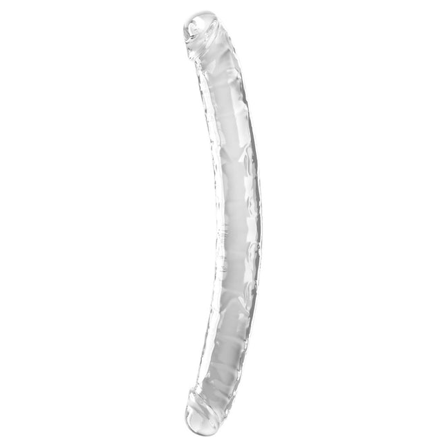 King Cock 18" Double Dildo - Clear