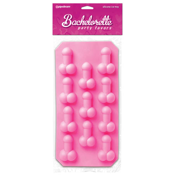 Bachelorette Party Favors Silicone Penis Ice Tray - Pink