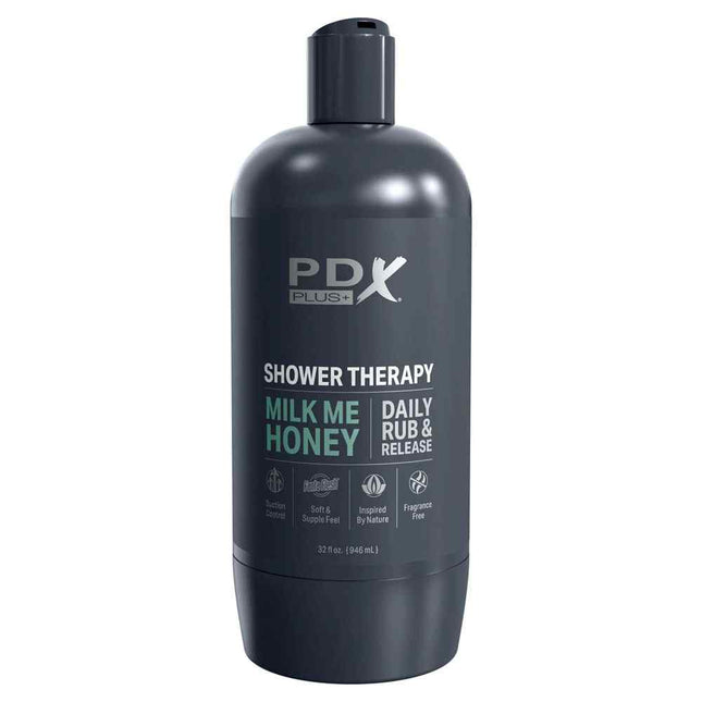 PDX Plus Shower Therapy Discreet Stroker Flesh Bottle