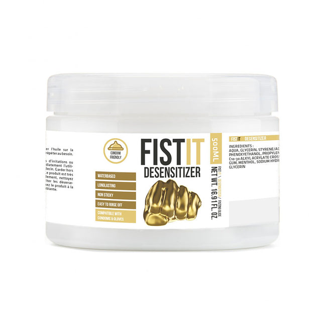 Pharmquests Fist-It Numbing Water Based Lubricant - 500 ml Tub