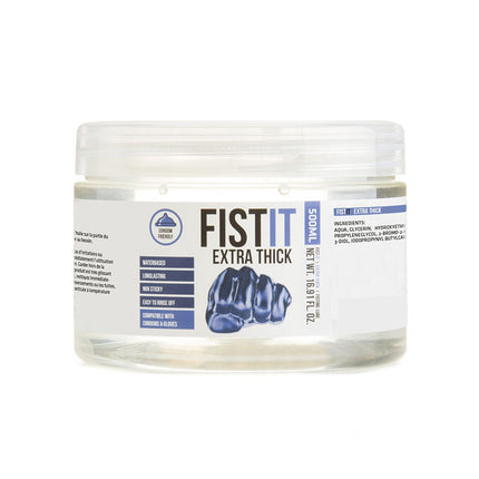 Pharmquests Fist-It Extra Thick Water Based Lubricant - 500 ml Tub