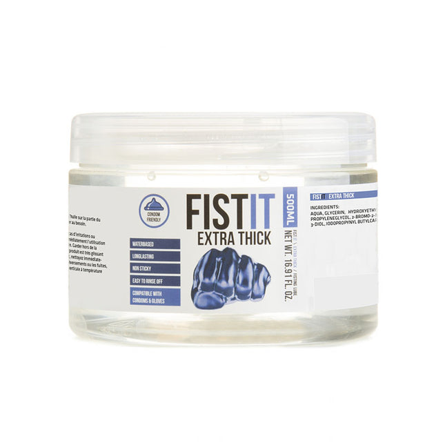 Pharmquests Fist-It Extra Thick Water Based Lubricant - 500 ml Tub
