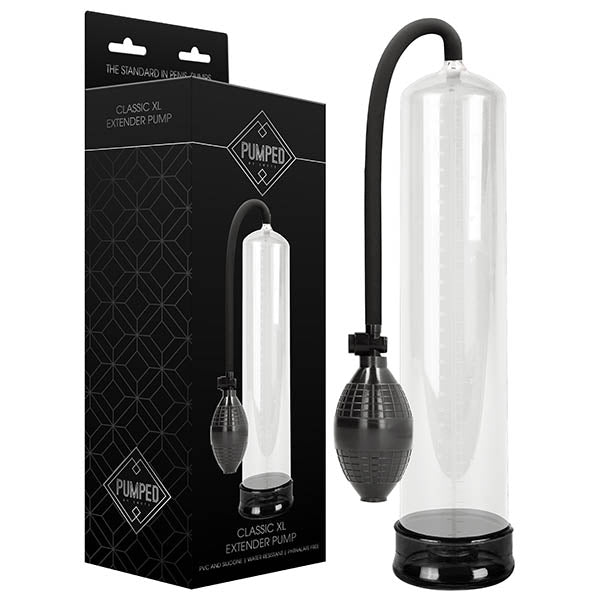 Pumped Classic XL Extender Clear Large Sized Penis Pump