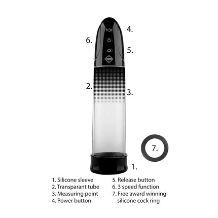 Pumped Automatic Rechargeable Black Luv Pump