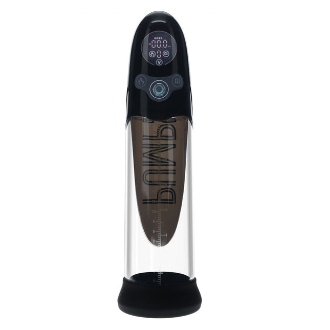PUMPED Aqua-Pro Black/Clear AI-Enabled Submersible Auto Penis Pump