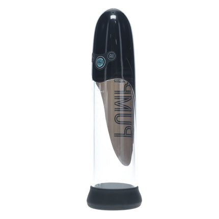 PUMPED Aqua-Pro Black/Clear AI-Enabled Submersible Auto Penis Pump