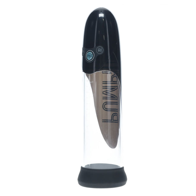 PUMPED Aqua-Pro Black/Clear AI-Enabled Submersible Auto Penis Pump