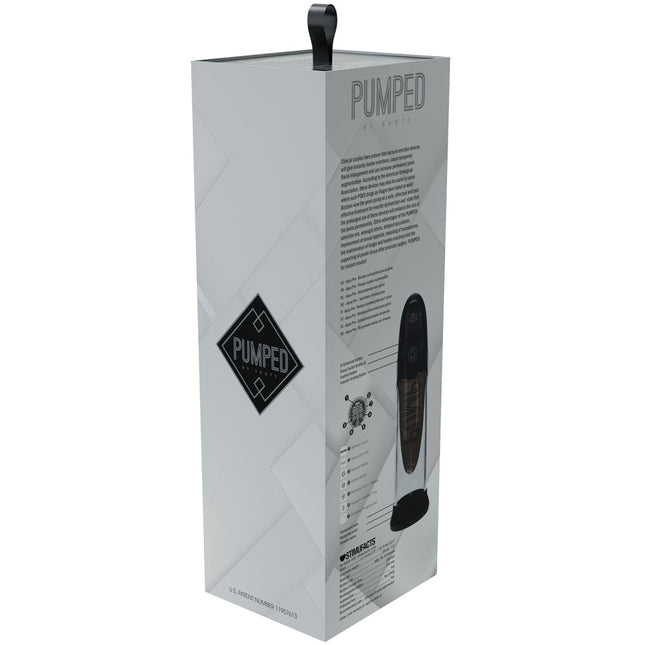 PUMPED Aqua-Pro Black/Clear AI-Enabled Submersible Auto Penis Pump