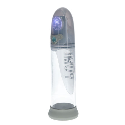 PUMPED Aqua-Pro Grey/Clear AI-Enabled Submersible Auto Penis Pump