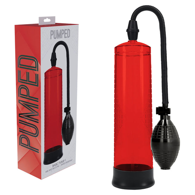 PUMPED Basic Pump 1 - Red Penis Pump