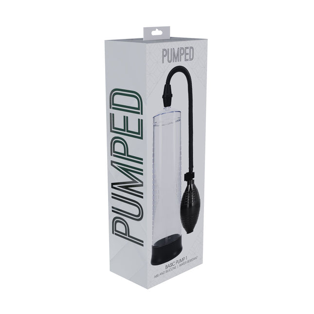 PUMPED Basic Pump 1 - Transparent Clear Penis Pump