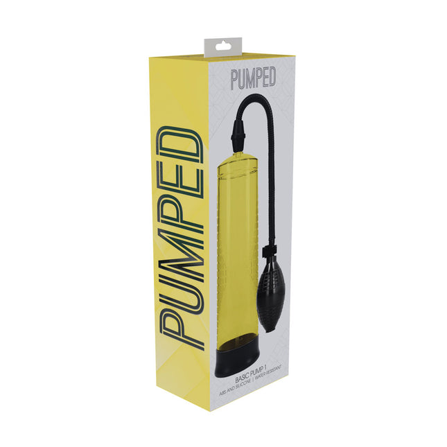 PUMPED Basic Pump 1 - Yellow Penis Pump