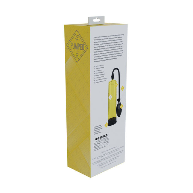 PUMPED Basic Pump 1 - Yellow Penis Pump