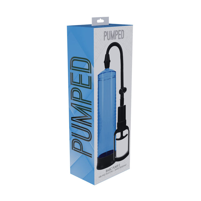 PUMPED Basic Pump 2 - Blue Penis Pump