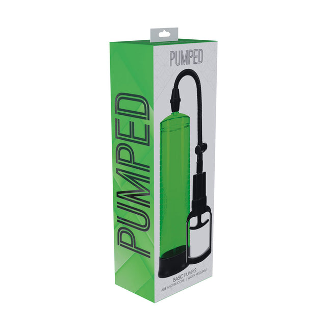 PUMPED Basic Pump 2 - Green Penis Pump