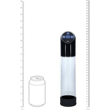 PUMPED Black/Clear Automatic Waterproof Penis Pump