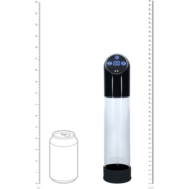 PUMPED Black/Clear Automatic Waterproof Penis Pump