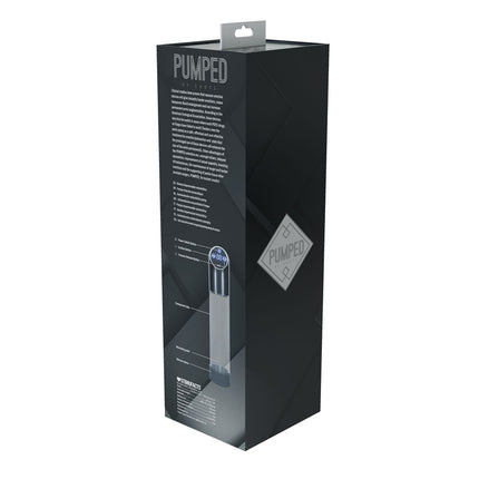 PUMPED Gunmetal/Clear Automatic Waterproof Penis Pump