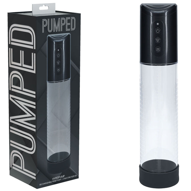 PUMPED Hyperpump Gunmetal Grey Automatic Penis Pump
