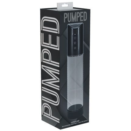 PUMPED Hyperpump Gunmetal Grey Automatic Penis Pump