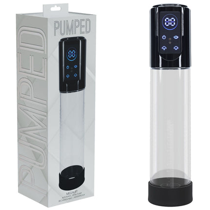 PUMPED MegaLift Black/Clear Automatic Penis Pump