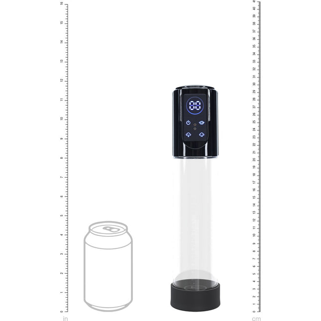 PUMPED MegaLift Black/Clear Automatic Penis Pump