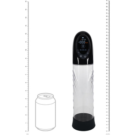 PUMPED CyberPulse Black/Clear Automatic Penis Pump