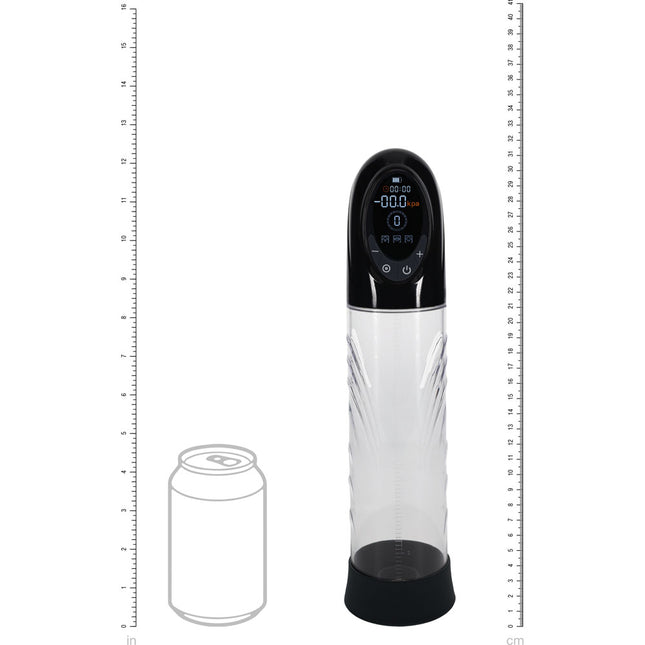 PUMPED CyberPulse Black/Clear Automatic Penis Pump