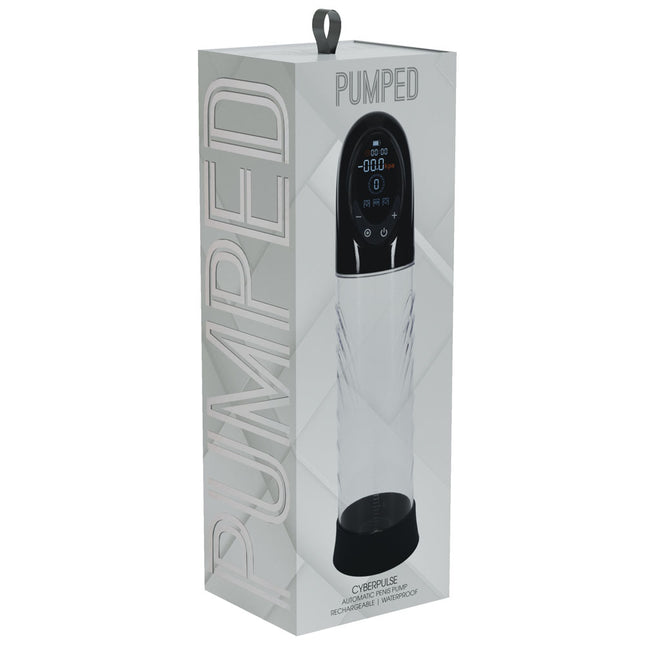 PUMPED CyberPulse Black/Clear Automatic Penis Pump