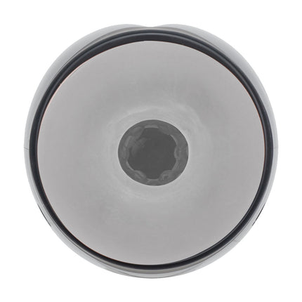PUMPED Virtuo - Gunmetal Grey/Clear USB Rechargeable Sucking And Vibrating Auto Masturbator
