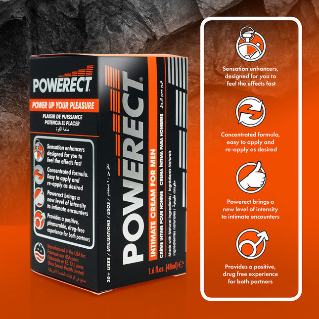 Powerect Intimate Cream for Men - 48 ml Tube
