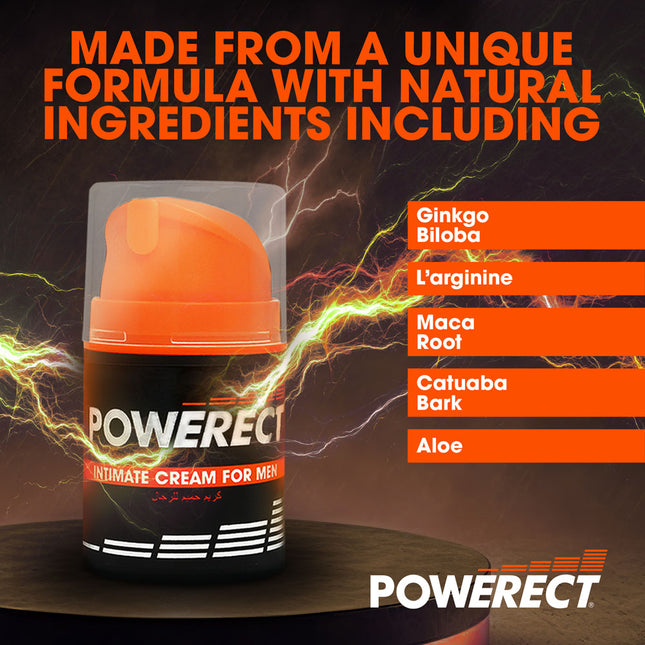 Powerect Intimate Cream for Men - 48 ml Tube
