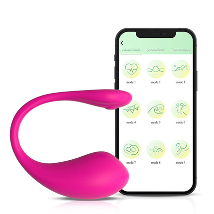Pink Luxury App Controlled Egg Vibrator