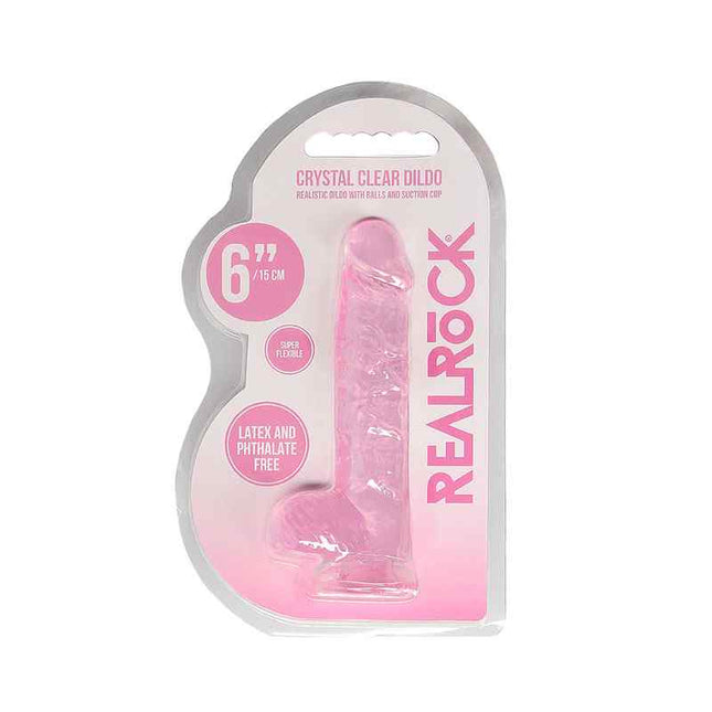 REALROCK 6 Inch Realistic Dildo With Balls