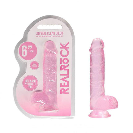 REALROCK 6 Inch Realistic Dildo With Balls