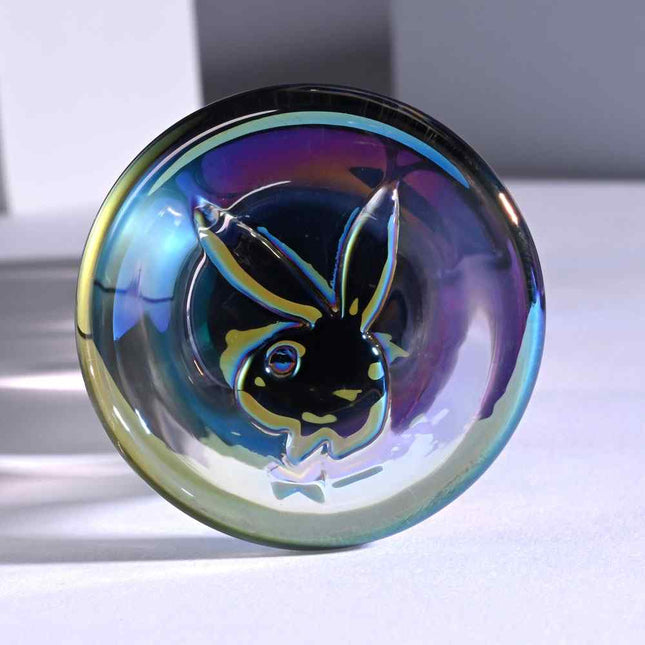 Playboy Bunny Glass Dildo Logo for Sex Toy