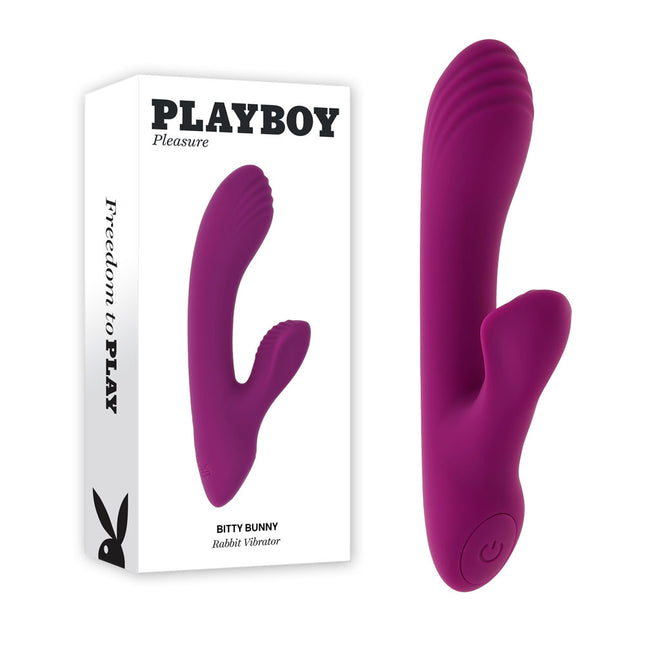 Playboy Pleasure BITTY BUNNY Rabbit Vibrator Purple