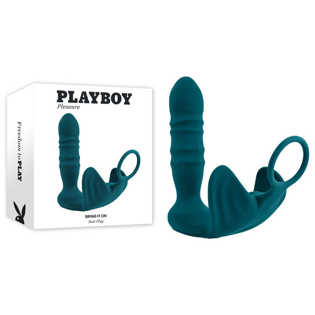 Playboy Pleasure Bring It On Thrusting Anal Plug Box