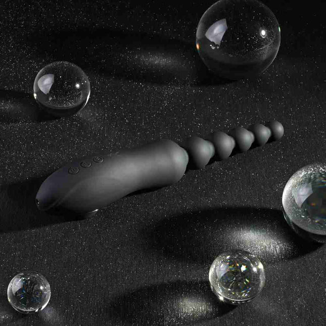 Playboy Pleasure Let It Bead Vibrating Anal Beads & Clitoral Suction Back