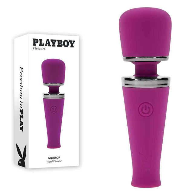 Playboy Pleasure MIC DROP Wand Vibrator Purple