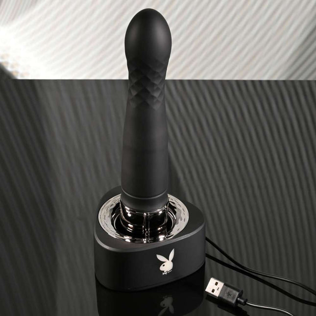 Playboy Pleasure Pleasure Zone Thrusting Vibrator Charging