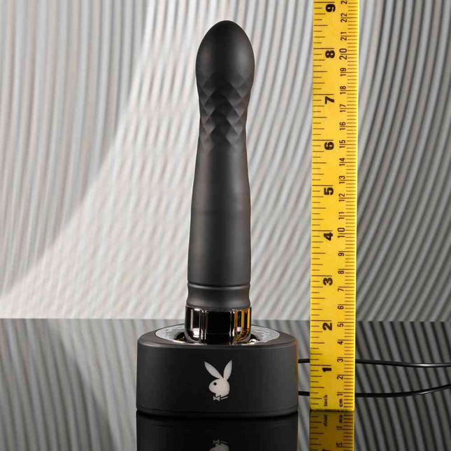 Playboy Pleasure Pleasure Zone Thrusting Vibrator Size