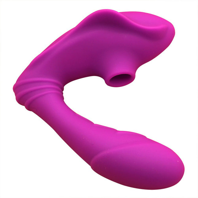 Purple Luxury G Spot & Clitoris Suction Vibrator