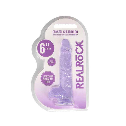 REALROCK 6 Inch Realistic Dildo With Balls