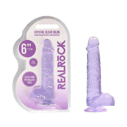 REALROCK 6 Inch Realistic Dildo With Balls