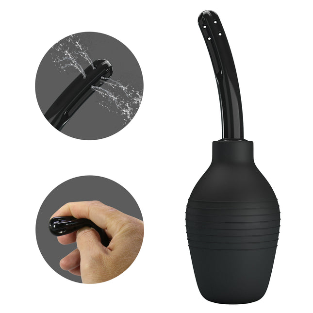 MR PLAY Anal Douche - Black Unisex 310 ml Capacity