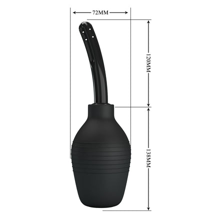 MR PLAY Anal Douche - Black Unisex 310 ml Capacity